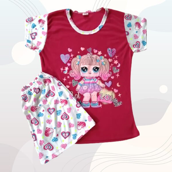 pijama-niña-algodón-short