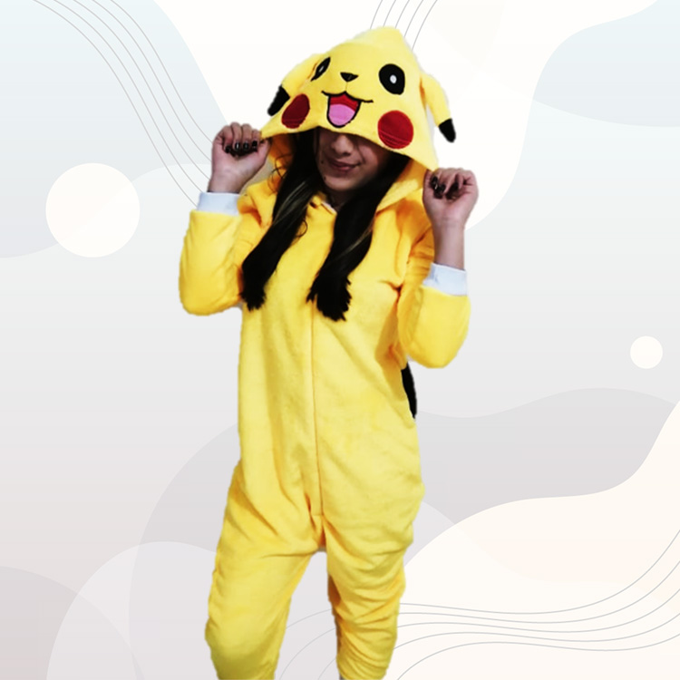 Pijama Enteriza Pikachu – Pijamas Tienda Online